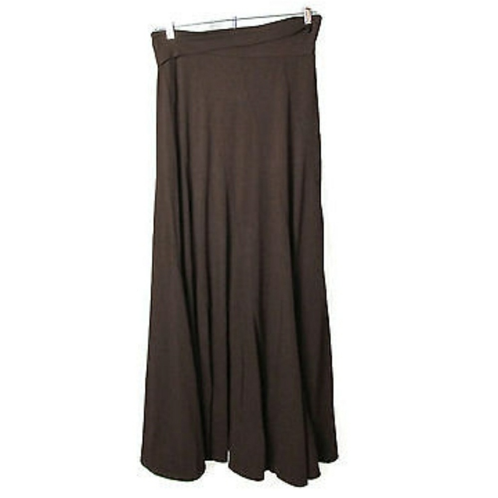 Cabi Long Brown Skirt